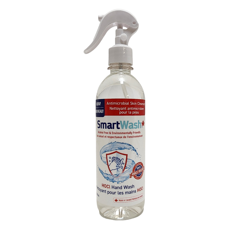 SmartWash Antimicrobial Hand Wash, Powered by HOCL (500 ml), Trigger included