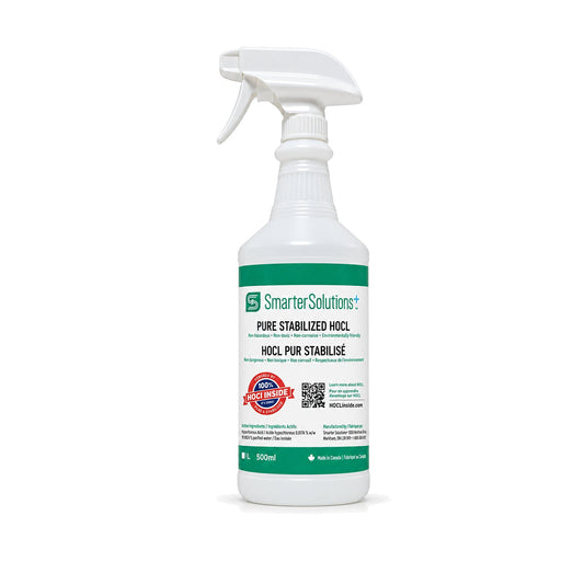 Empty 1 Litre Bottle | Pure Stabilized HOCl | Powered by Hypochlorous Acid - CleanSmart Canada