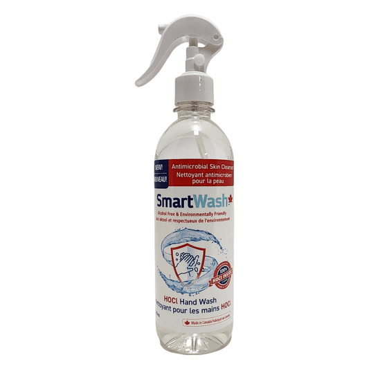 CleanSmart Antimicrobial Hand Wash – 500ml HOCl Spray Bottle | Made in Canada