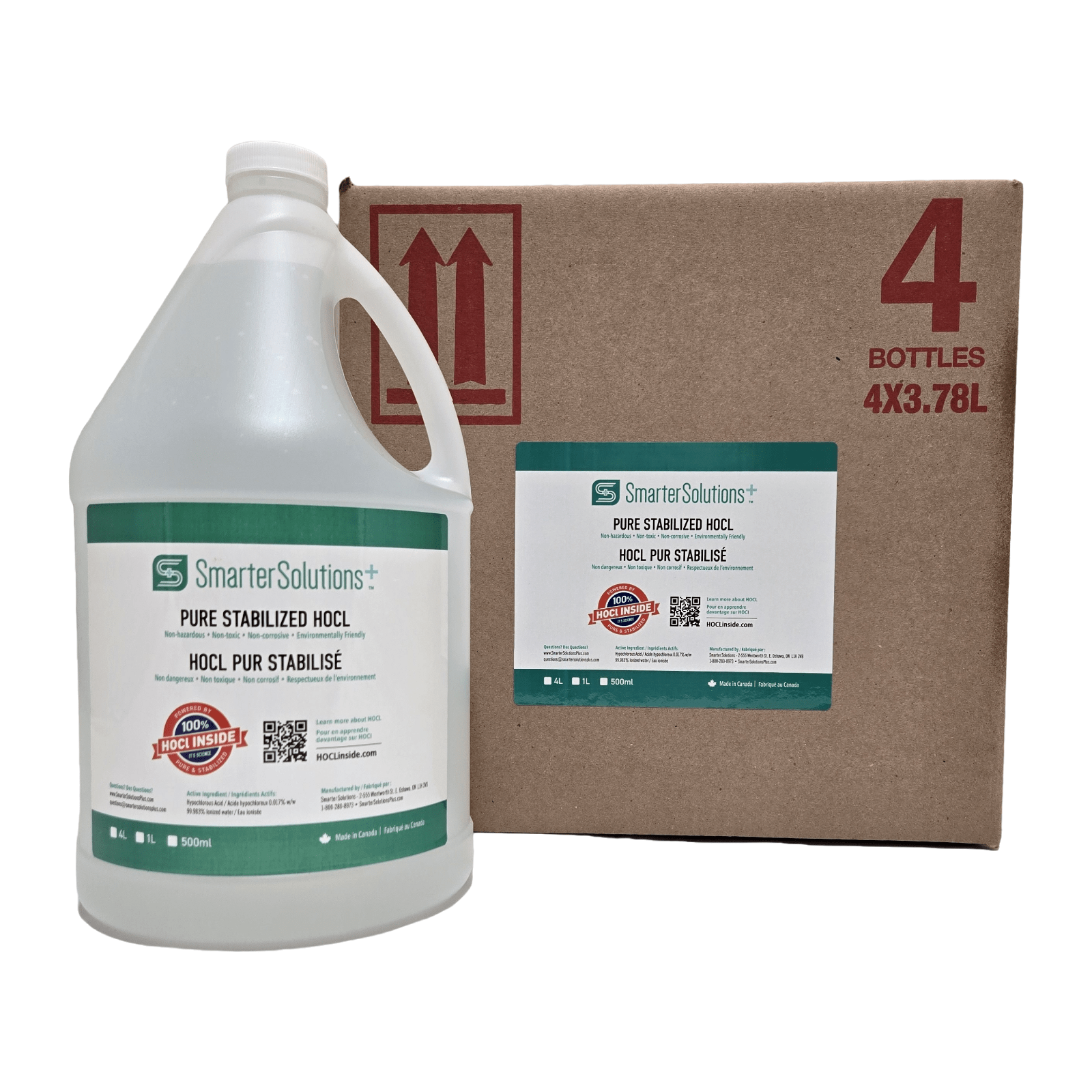 Pure Stabilized HOCL 4x4L Case | Bulk Hypochlorous Acid Spray