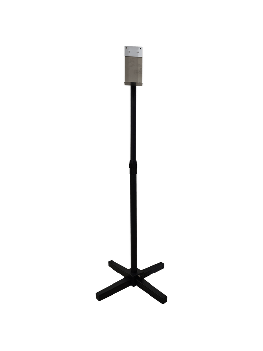 4 Foot Base Stand – For CleanSmart Demo Touchless Hand Mister | Black